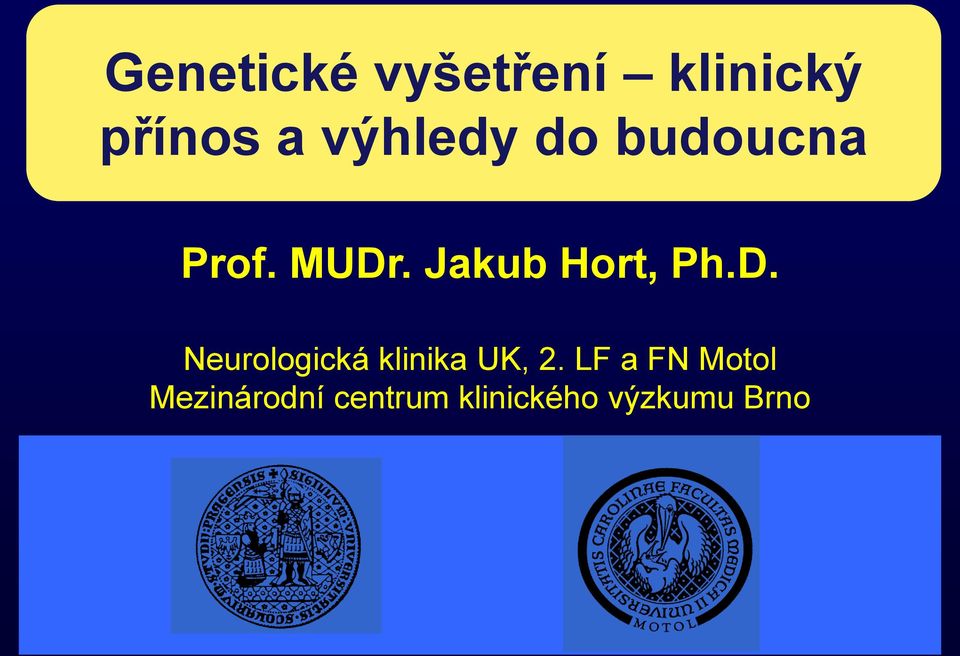 Jakub Hort, Ph.D.