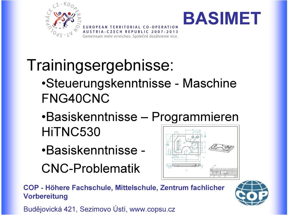 HiTNC530 Basiskenntnisse - CNC-Problematik COP -