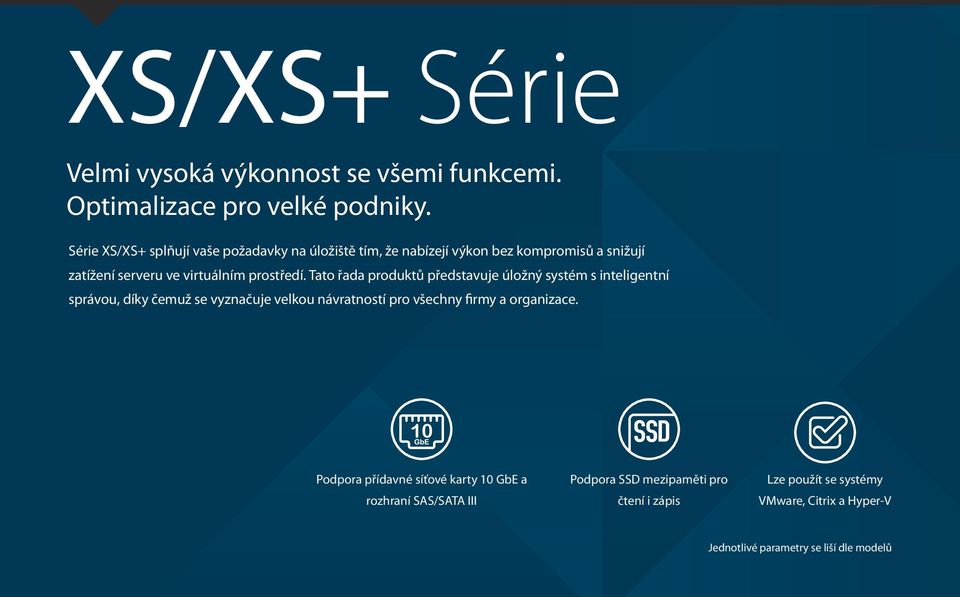 Tato řada produktů představuje úložný systém s inteligentní správou, díky čemuž se vyznačuje velkou návratností pro všechny firmy a