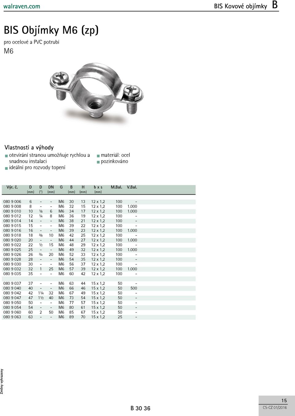 000 080 9 012 12 ¼ 8 M6 36 19 12 x 1,2 100-080 9 014 14 - - M6 38 21 12 x 1,2 100-080 9 015 15 - - M6 39 22 12 x 1,2 100-080 9 016 16 - - M6 39 23 12 x 1,2 100 1.