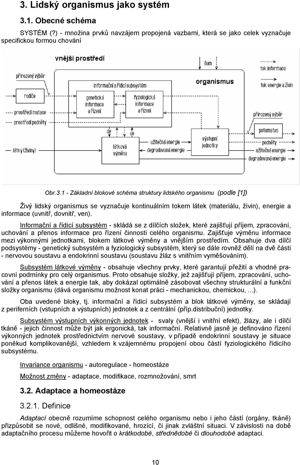 3. Lidský organismus jako systém - PDF Stažení zdarma