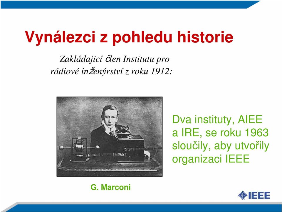 1912: Dva instituty, AIEE a IRE, se roku 1963
