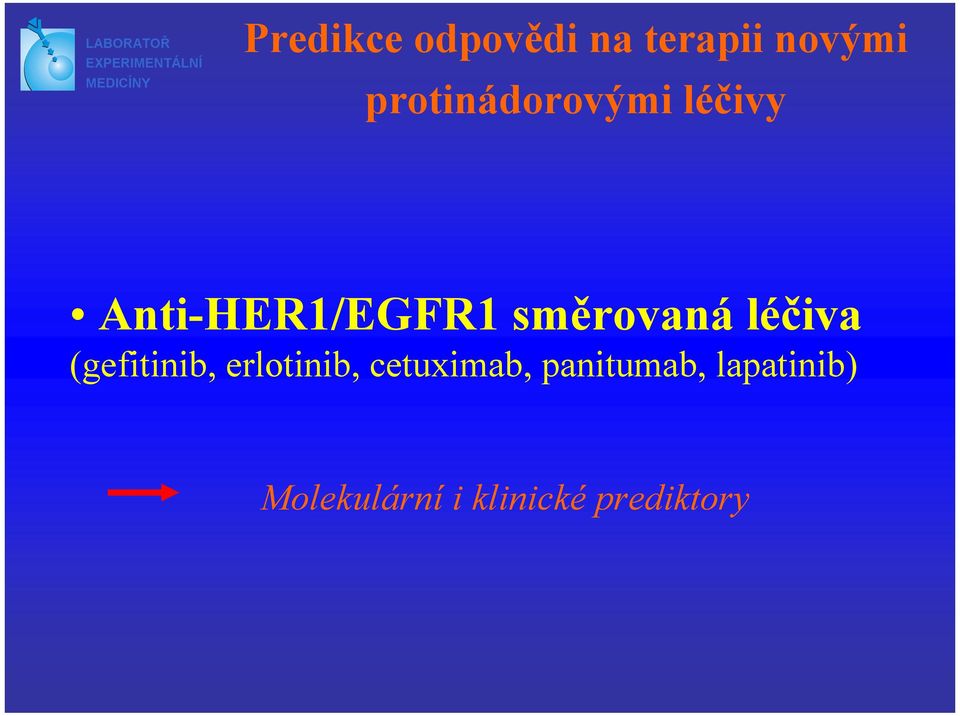 směrovaná léčiva (gefitinib, erlotinib,