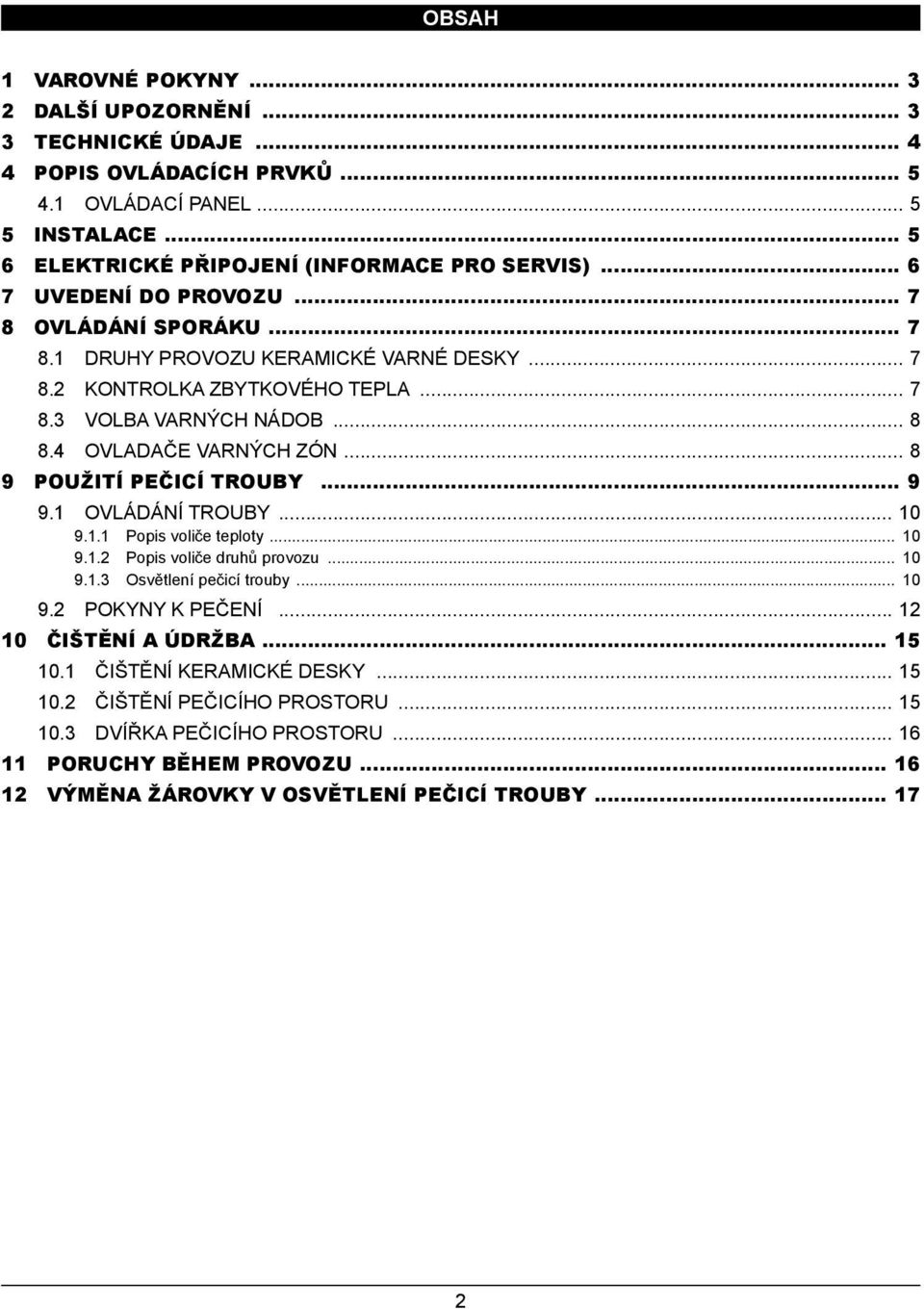 ELEKTRICKÉ SPORÁKY 6CF-56VM B FAGOR SP 3 - PDF Stažení zdarma