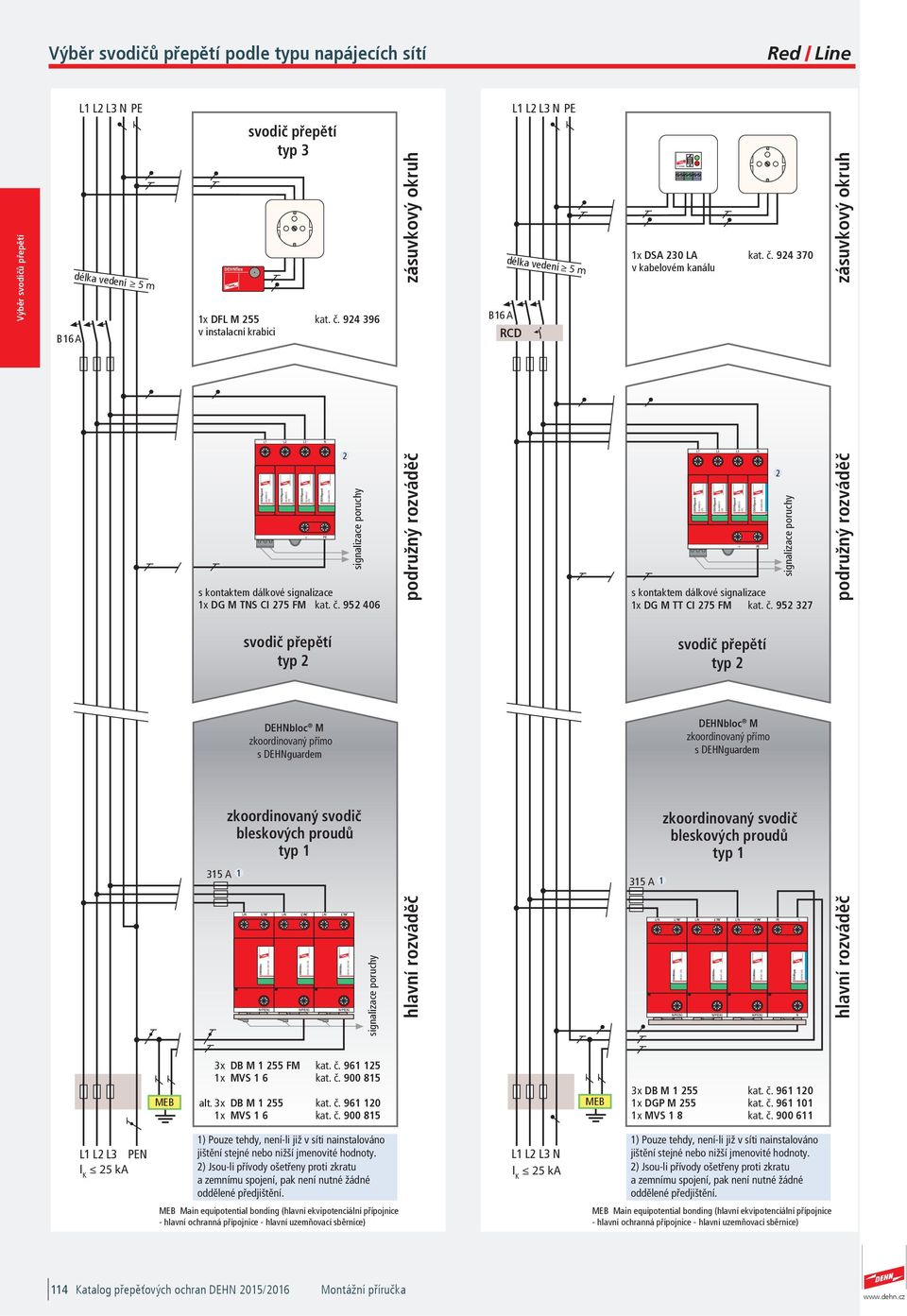 M TNS CI 275 FM 952 406 35 A DEHNbloc 9 DEHNbloc M s em DB M 255 FM N/PE(N) PE L/N DG MOD 275 DEHNbloc DB M 255 FM N/PE(N) signalizace poruchy 2 signalizace poruchy L L2 s kontaktem dálkové