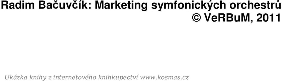 VeRBuM, 2011 Ukázka knihy z