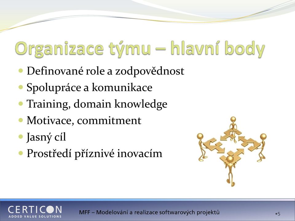 domain knowledge Motivace,
