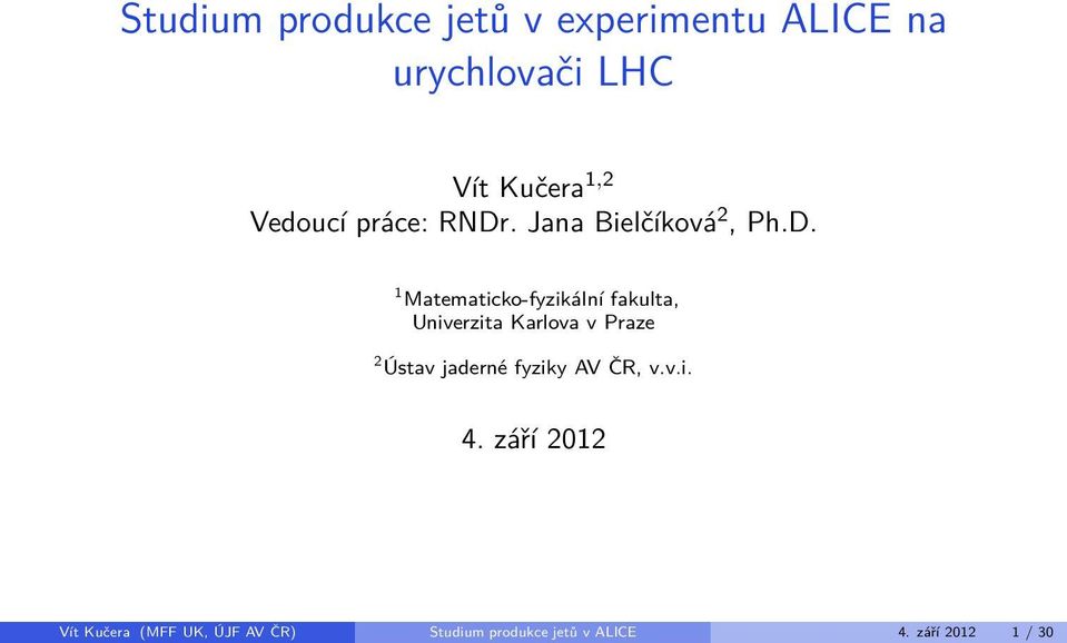 . Jana Bielčíková, Ph.D.