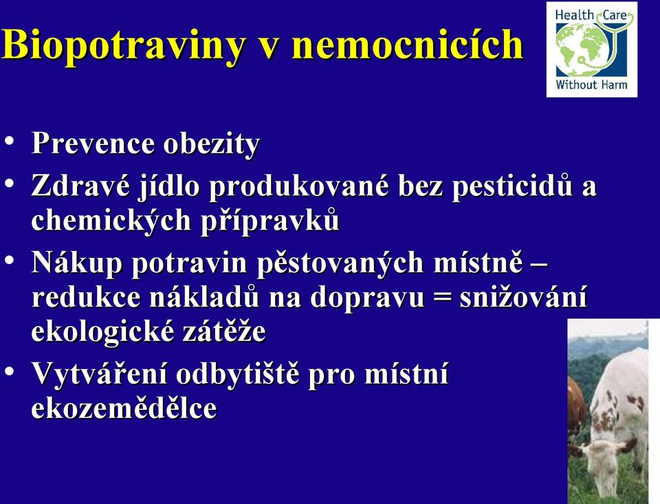 potravin pěstovaných místně redukce nákladů na dopravu =