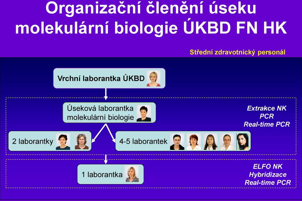 laborantka molekulární biologie Extrakce NK PCR Real-time PCR 2