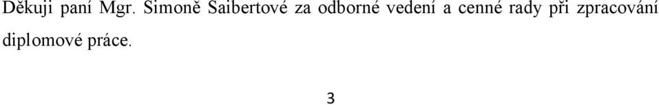 odborné vedení a cenné