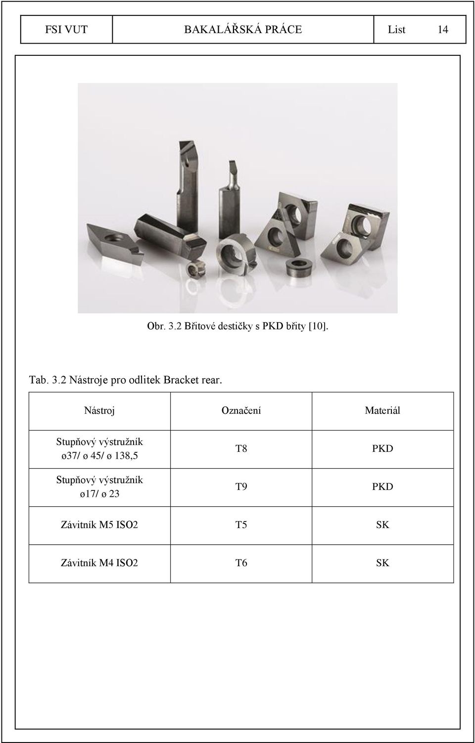 2 Nástroje pro odlitek Bracket rear.