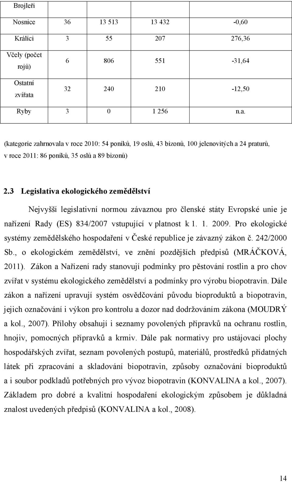 3 Legislativa ekologického zemědělství Nejvyšší legislativní normou závaznou pro členské státy Evropské unie je nařízení Rady (ES) 834/2007 vstupující v platnost k 1. 1. 2009.