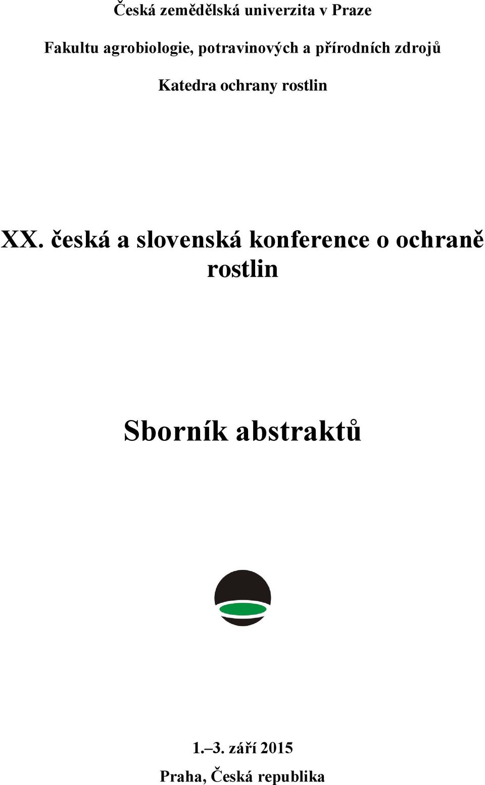 ochrany rostlin XX.