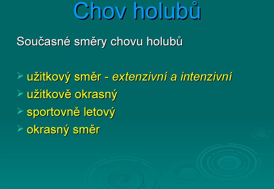 extenzivní a intenzivní