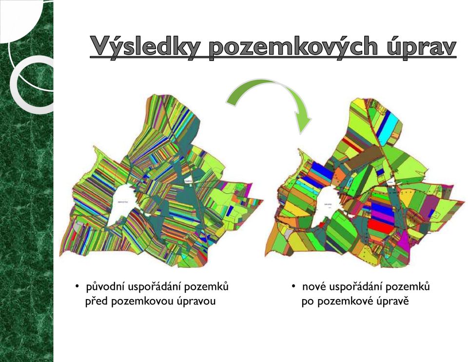 úpravou nové uspořádání