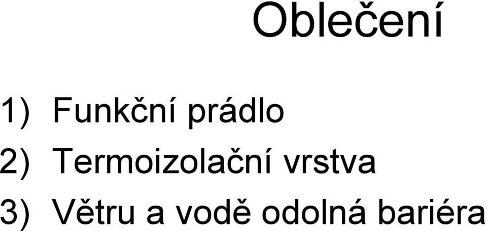 Termoizolační vrstva