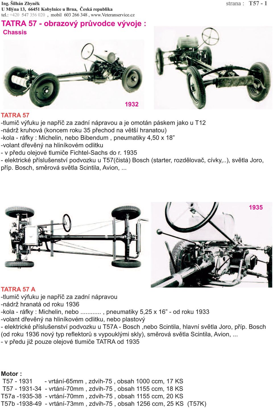 TATRA 57 - obrazový průvodce vývoje : - PDF Free Download