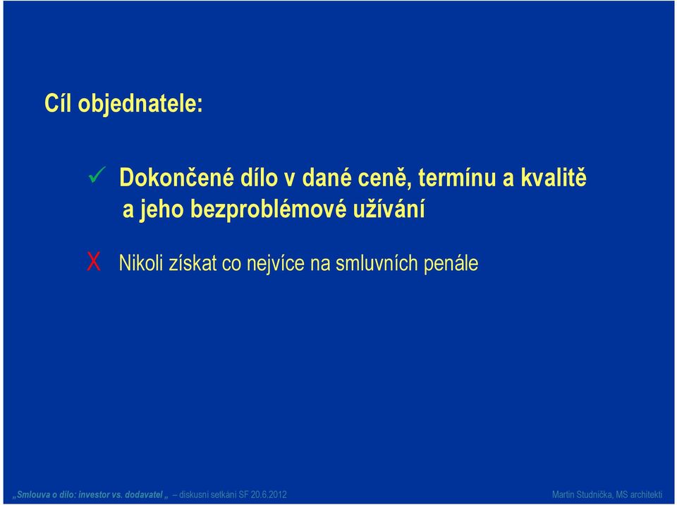 jeho bezproblémové užívání X