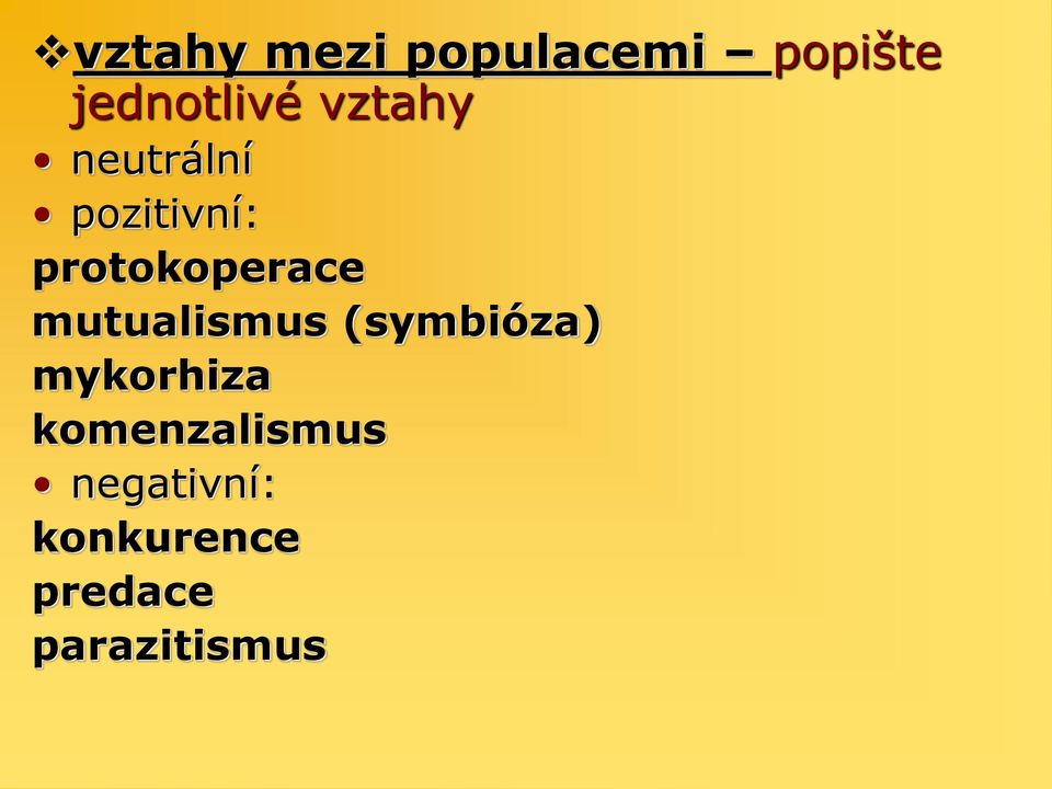 mutualismus (symbióza) mykorhiza