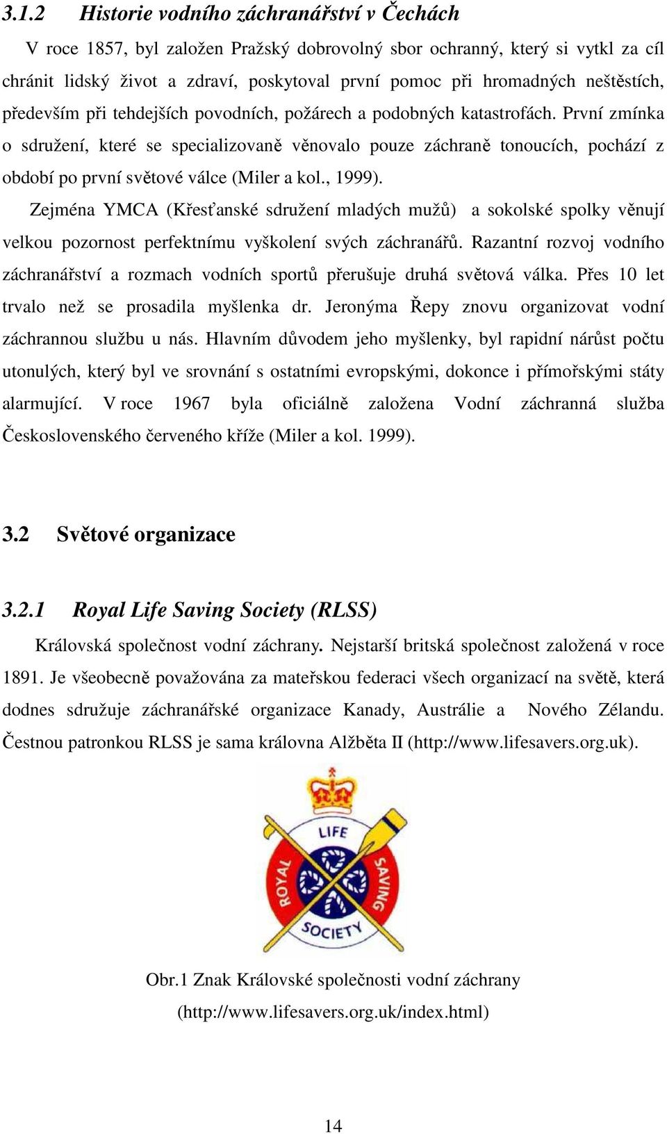 První zmínka o sdružení, které se specializovaně věnovalo pouze záchraně tonoucích, pochází z období po první světové válce (Miler a kol., 1999).