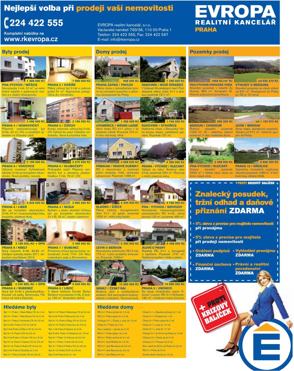 1 998 000 Kč PRAHA 5 / KOŠÍŘE Pěkný cihlový byt 2+kk o celkové ploše 51 m 2. Neprůchozí pokoje. Okna do vnitrobloku.