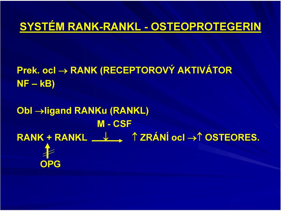 ocl RANK (RECEPTOROVÝ AKTIVÁTOR TOR NF