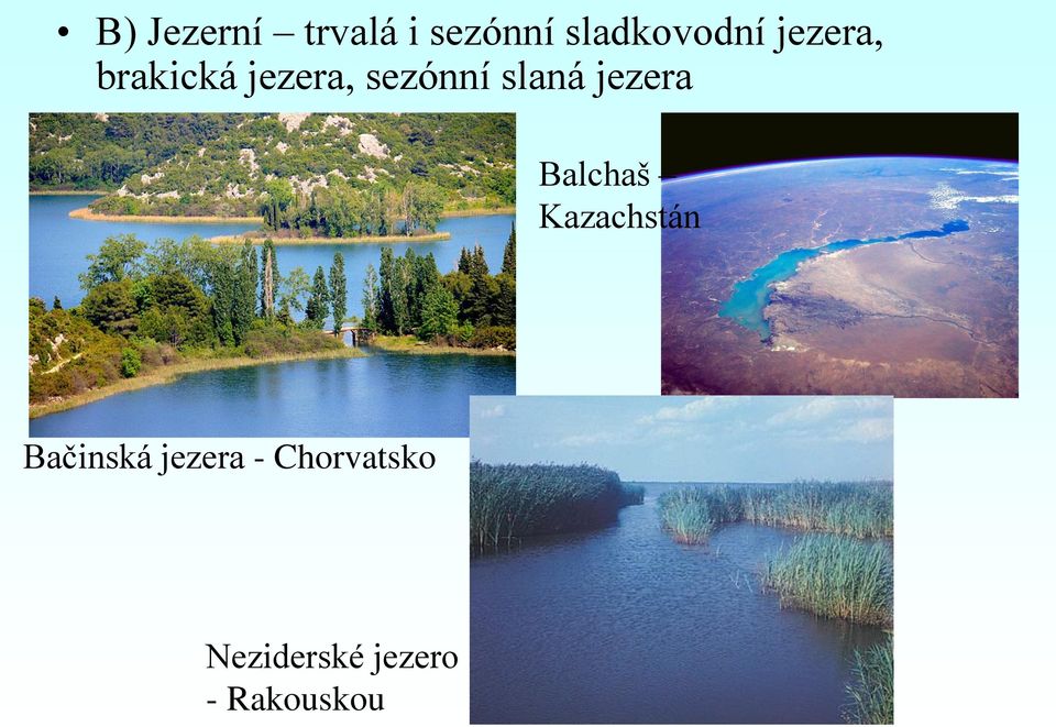 jezera Balchaš Kazachstán Bačinská