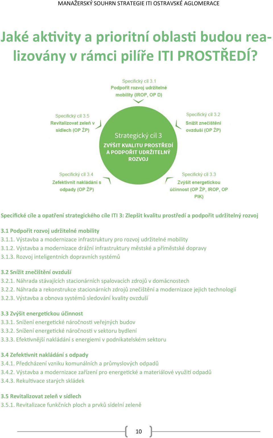 2 Snížit znečištění ovzduší 3.2.1. Náhrada stávajících stacionárních spalovacích zdrojů v domácnostech 3.2.2. Náhrada a rekonstrukce stacionárních zdrojů znečištění a modernizace jejich technologií 3.