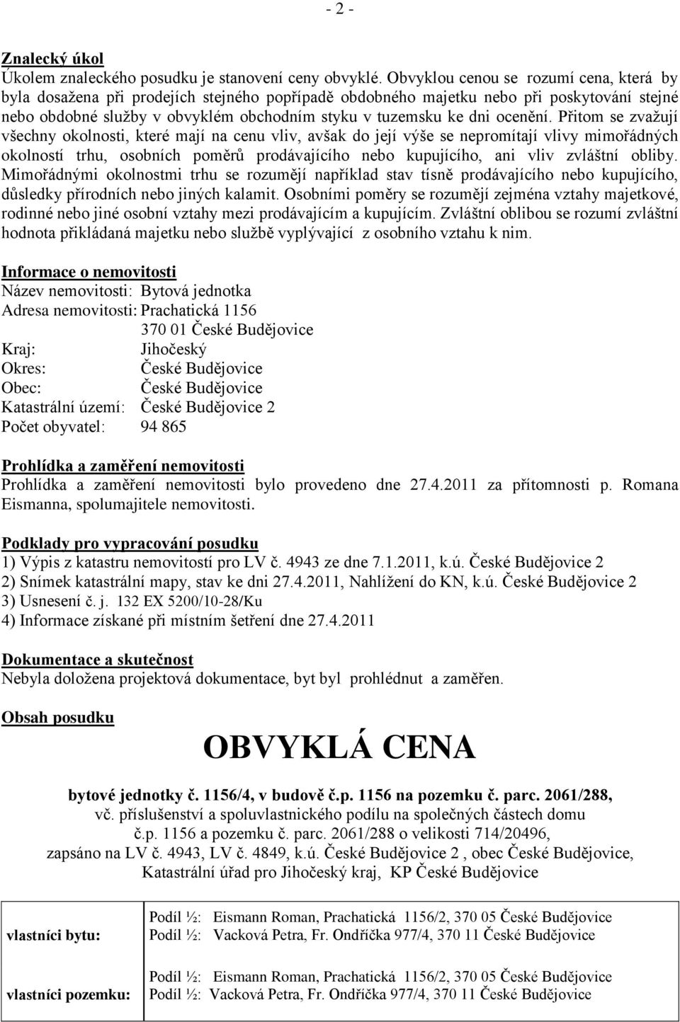 ocenění.