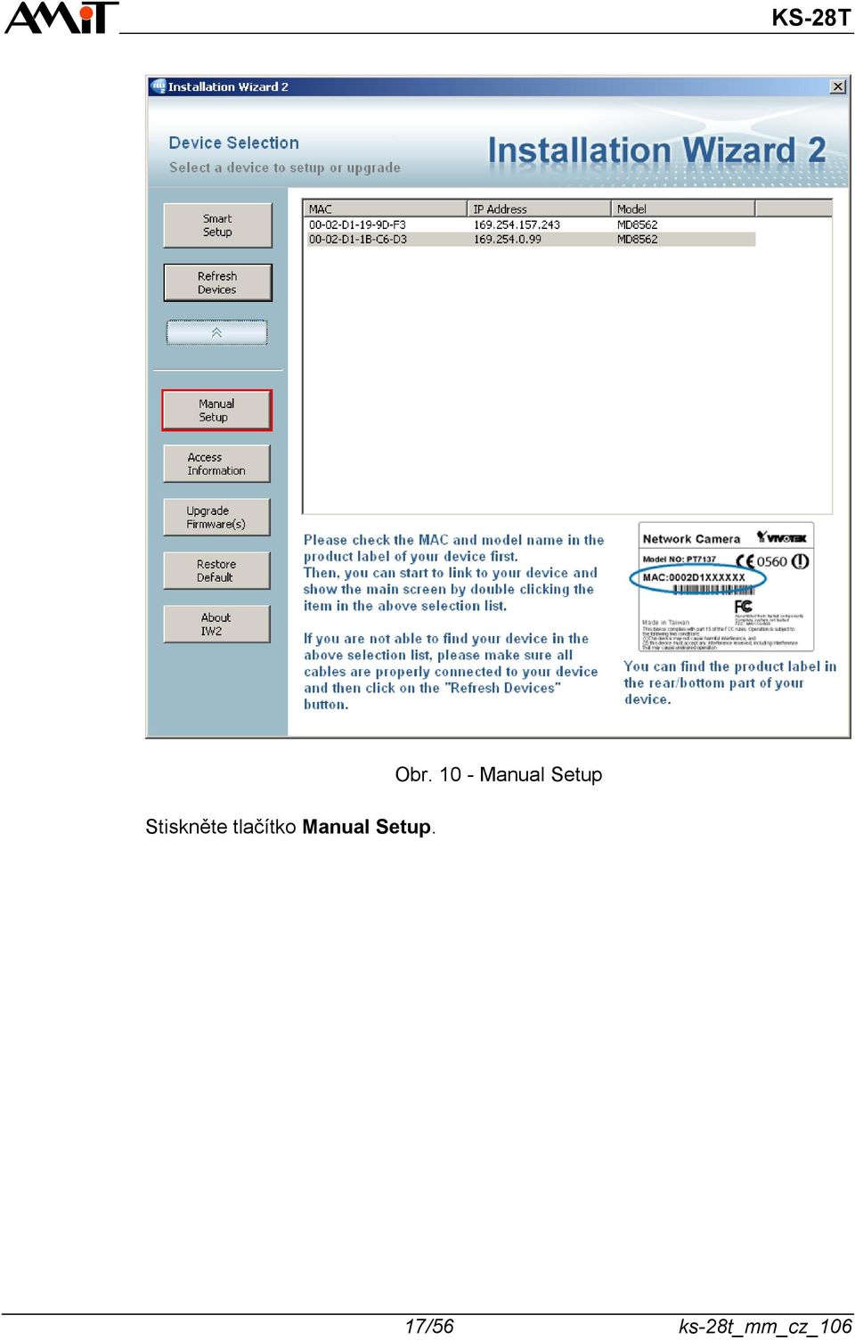 10 - Manual Setup