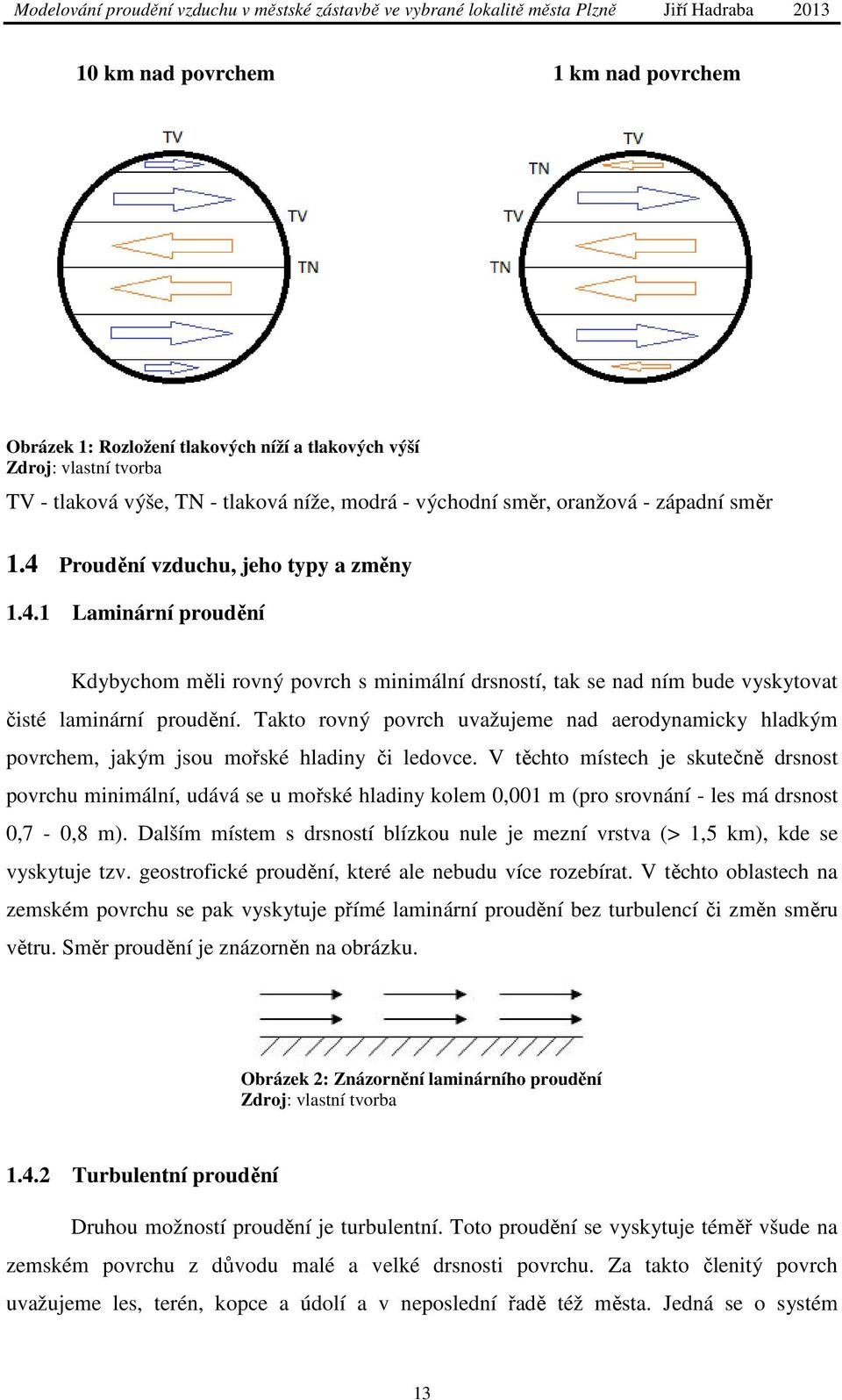 Takto rovný povrch uvažujeme nad aerodynamicky hladkým povrchem, jakým jsou mořské hladiny či ledovce.
