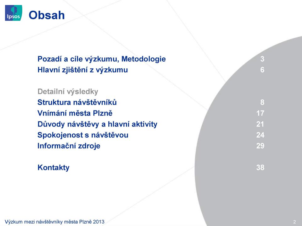 Plzně 7 Důvody návštěvy a hlavní aktivity Spokojenost s návštěvou