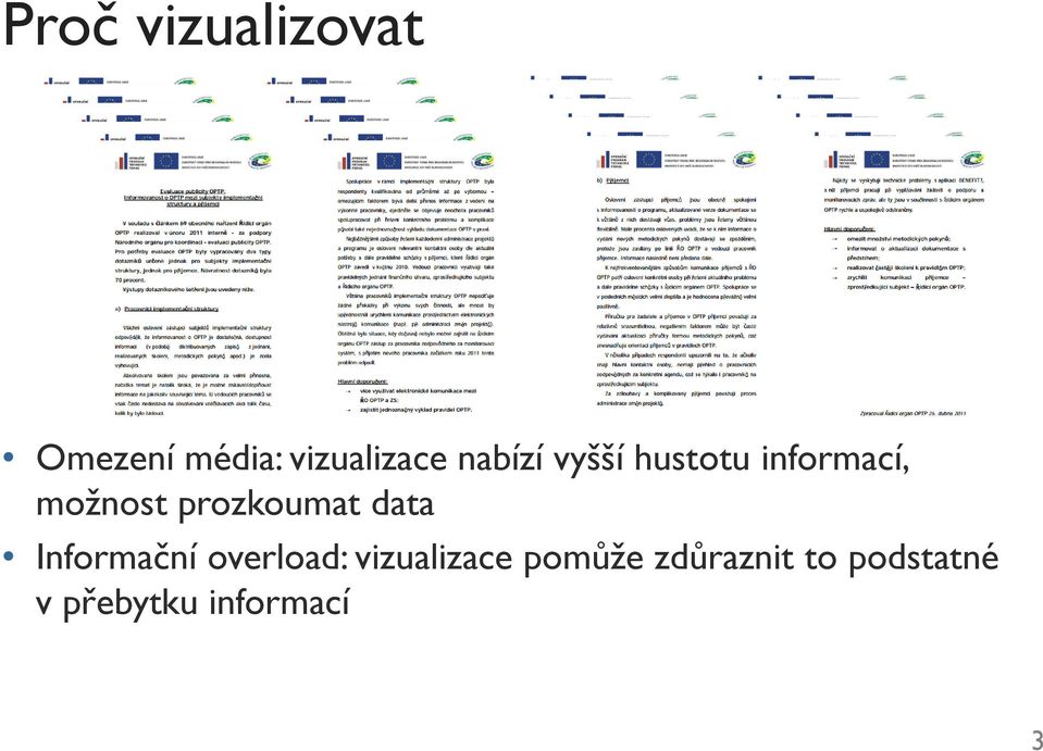 prozkoumat data Informační overload: