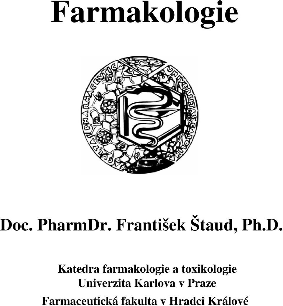 Katedra farmakologie a toxikologie