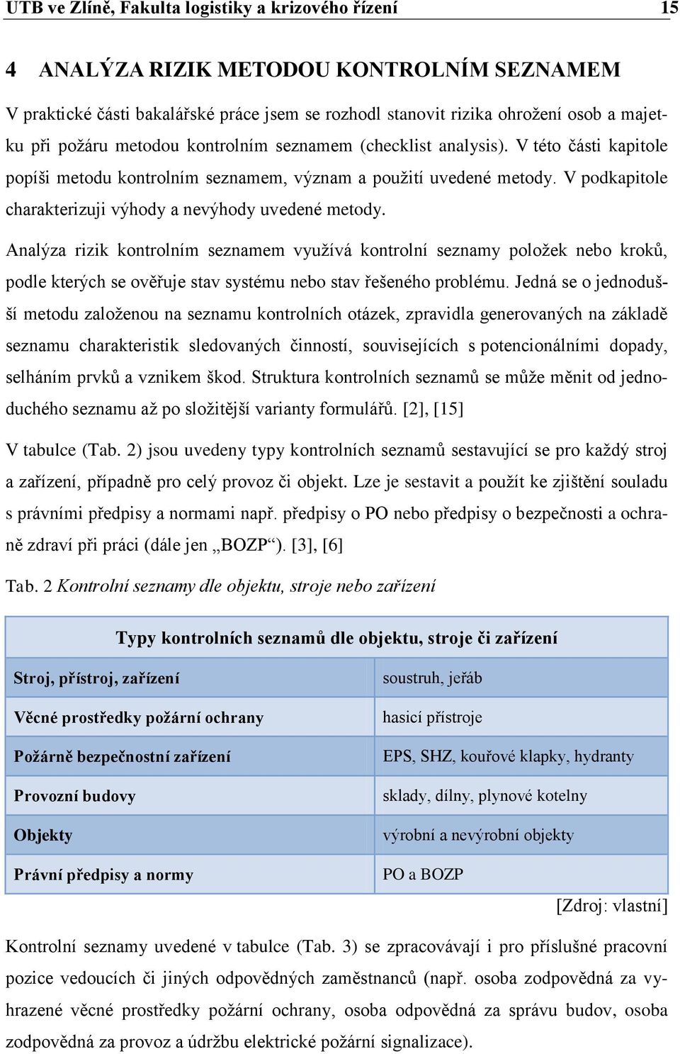 V podkapitole charakterizuji výhody a nevýhody uvedené metody.