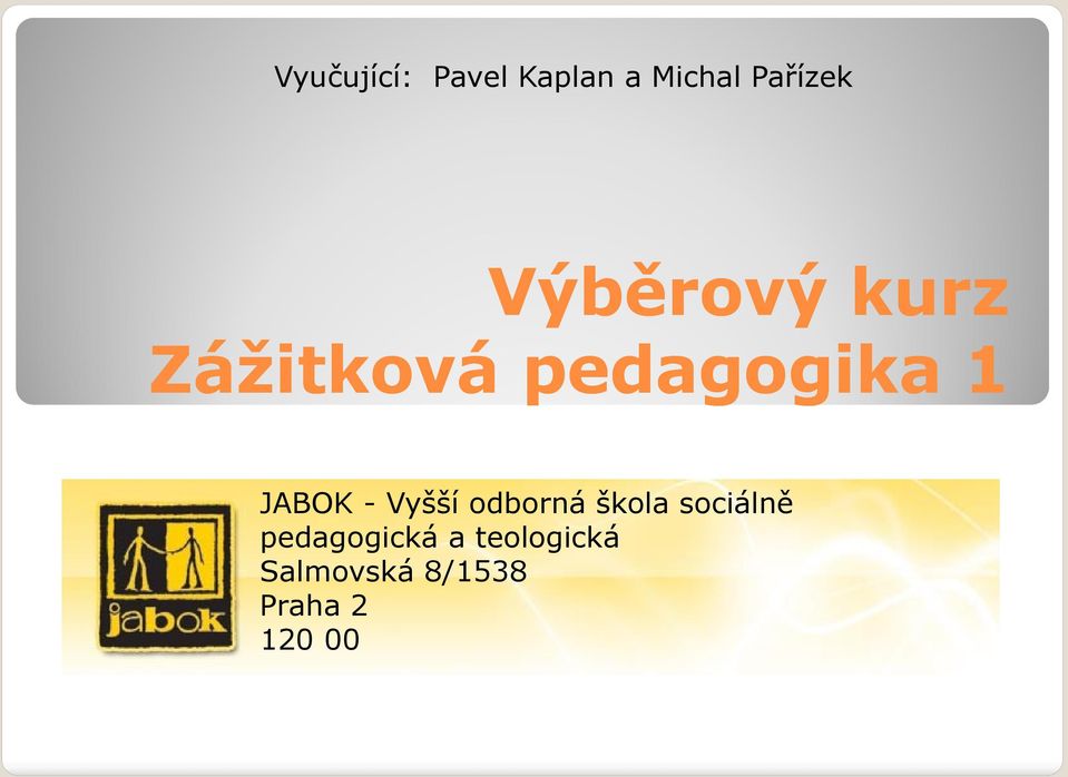 odborná škola sociálně pedagogická a