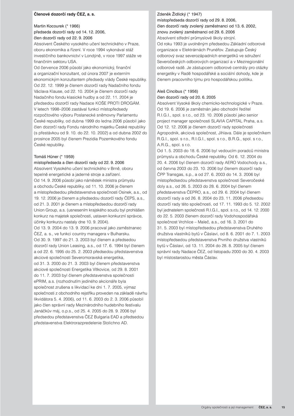 Od července 2006 působí jako ekonomický, finanční a organizační konzultant, od února 2007 je externím ekonomickým konzultantem předsedy vlády České republiky. Od 22. 12.