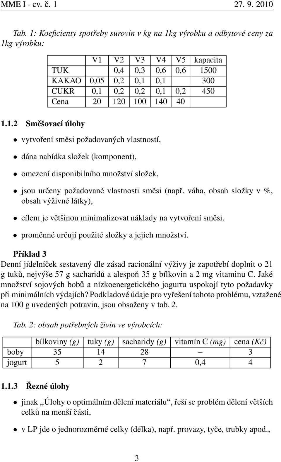 g výrobku a odbytové ceny za 1k