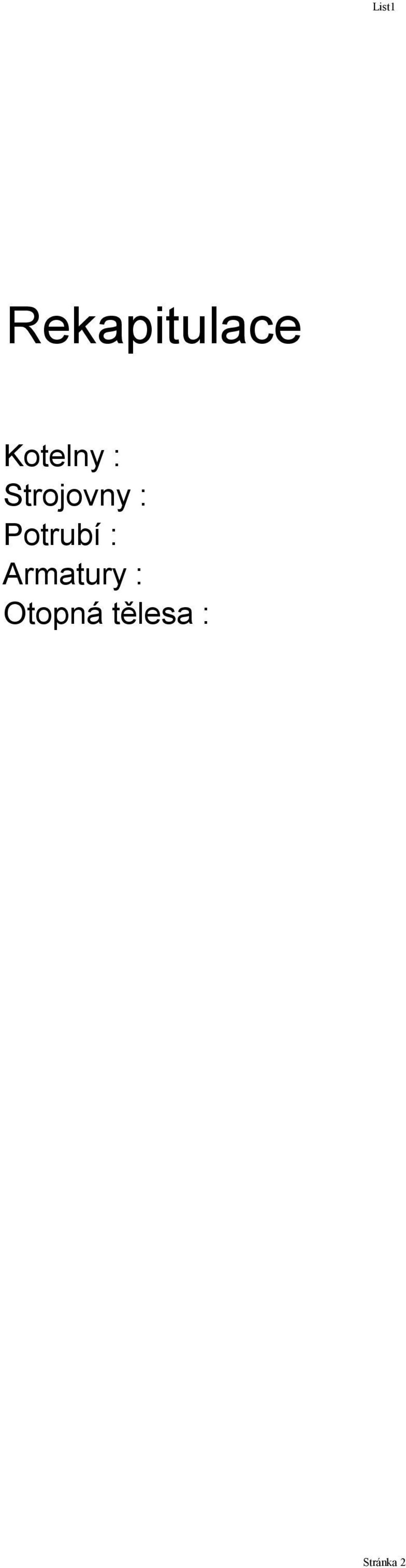 Potrubí : Armatury :