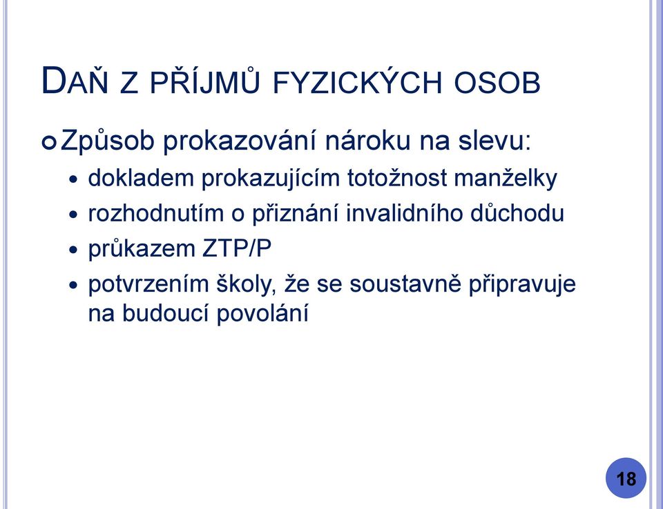 přiznání invalidního důchodu průkazem ZTP/P