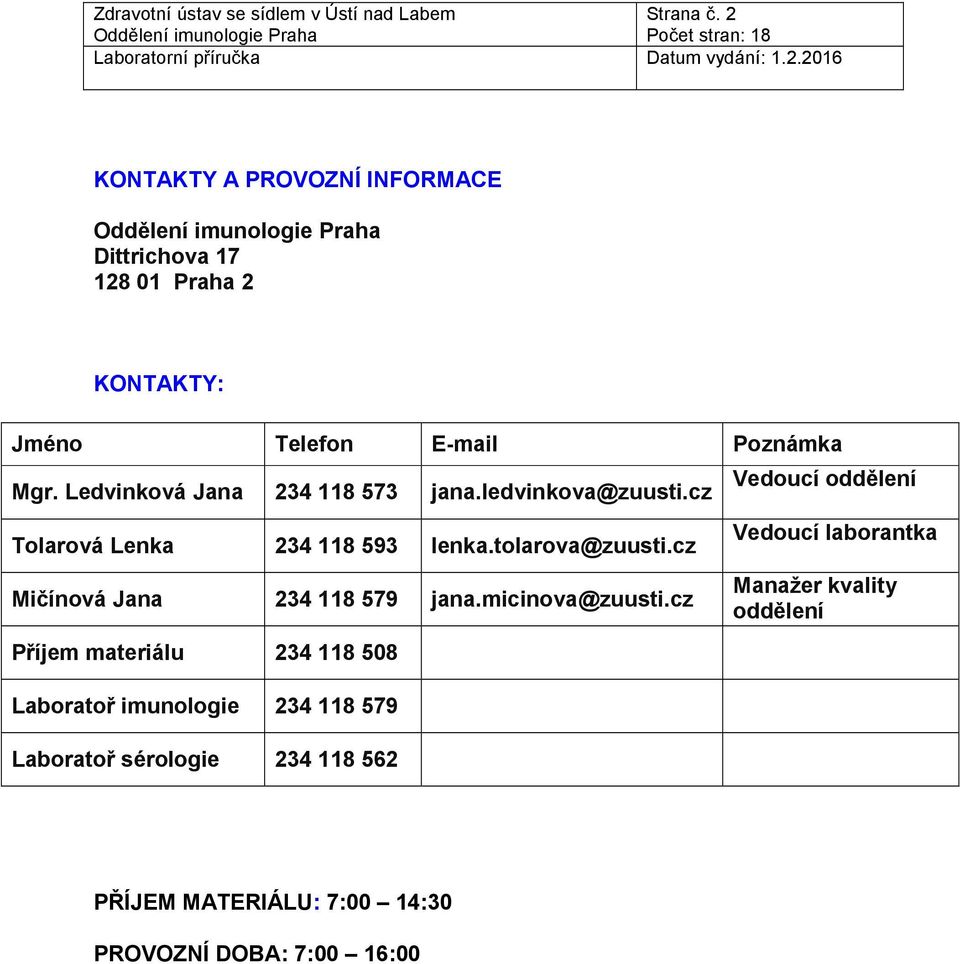 cz Mičínová Jana 234 118 579 jana.micinova@zuusti.