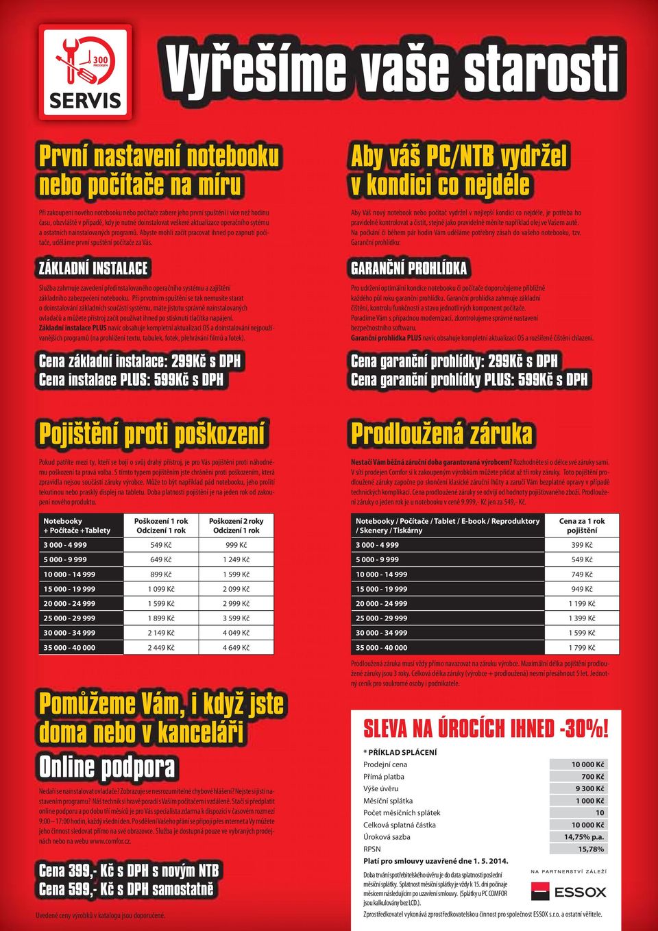 ZÁKLADNÍ INSTALACE Služba zahrnuje zavedení předinstalovaného operačního systému a zajištění základního zabezpečení notebooku.