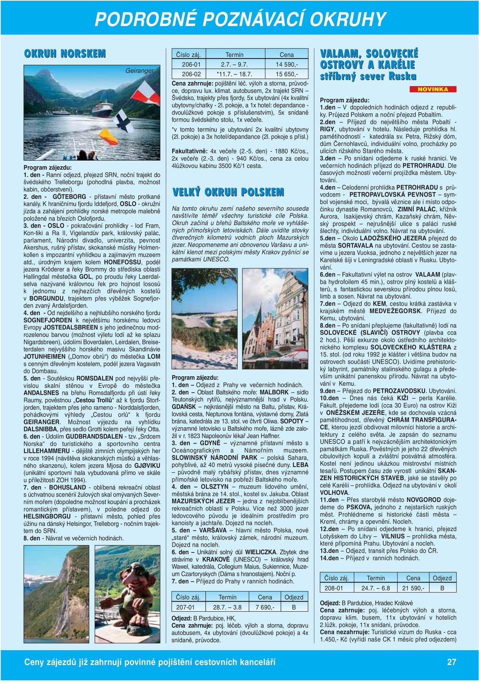 den - OSLO - pokračování prohlídky - loď Fram, Kon-tiki a Ra II, Vigelandův park, královský palác, parlament, Národní divadlo, univerzita, pevnost Akershus, rušný přístav, skokanské můstky