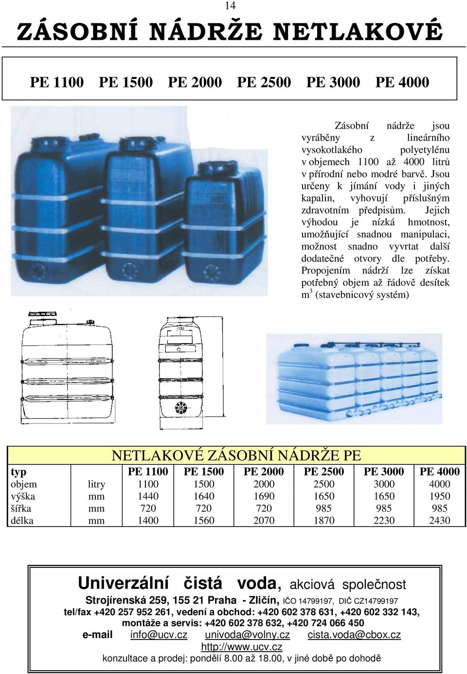 Jejich výhodou je nízká hmotnost, umožňující snadnou manipulaci, možnost snadno vyvrtat další dodatečné otvory dle potřeby.