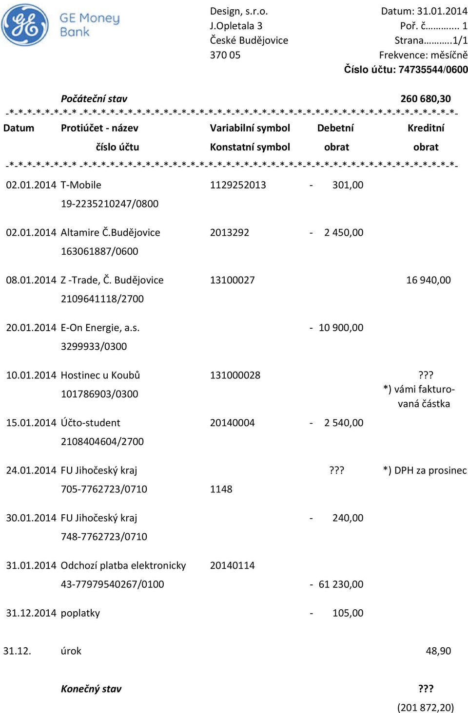 - název Variabilní symbol Debetní Kreditní číslo účtu Konstatní symbol obrat obrat -*-*-*-*-*-*-*-* -*-*-*-*-*-*-*-*-*-*-*-*-*-*-*-*-*-*-*-*-*-*-*-*-*-*-*-*-*-*-*-*-*-*-*-*-*-*-*-*-*-*- 02.01.