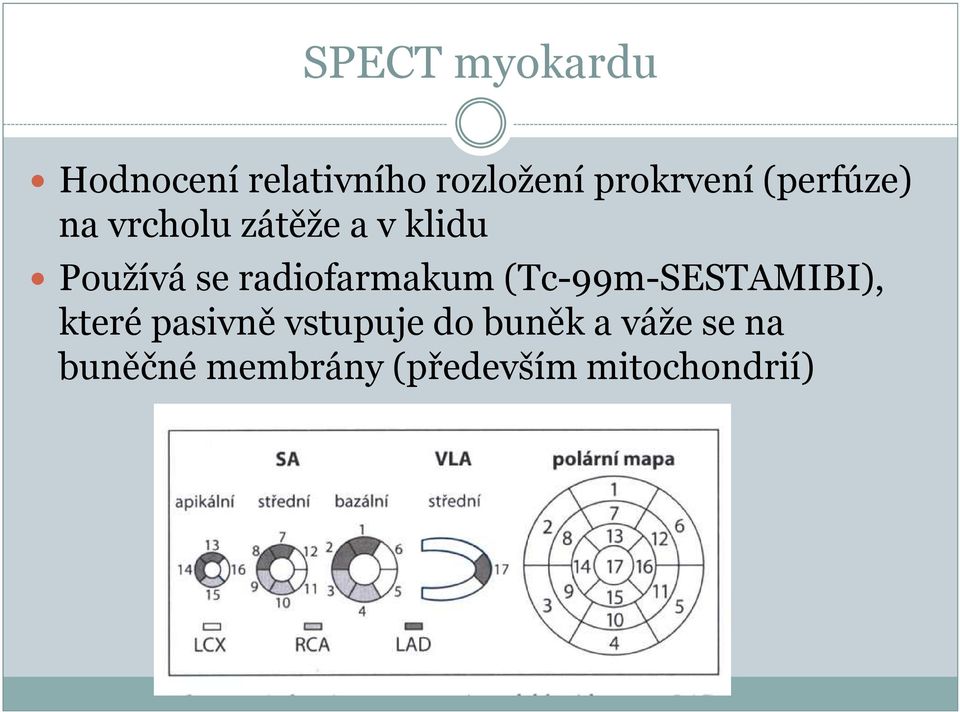 radiofarmakum (Tc-99m-SESTAMIBI), které pasivně vstupuje