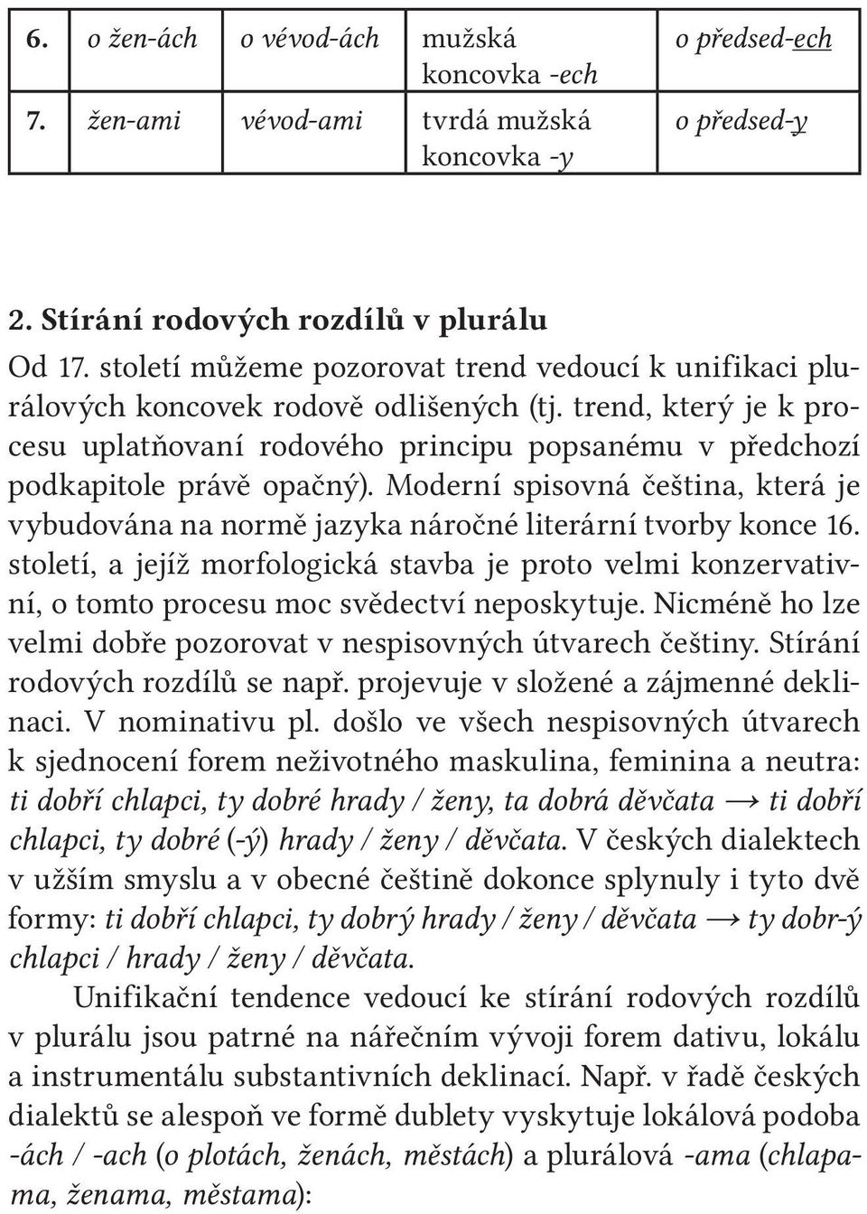 Moderní spisovná čeština, která je vybudována na normě jazyka náročné literární tvorby konce 16.