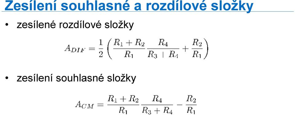 zesílené  zesílení