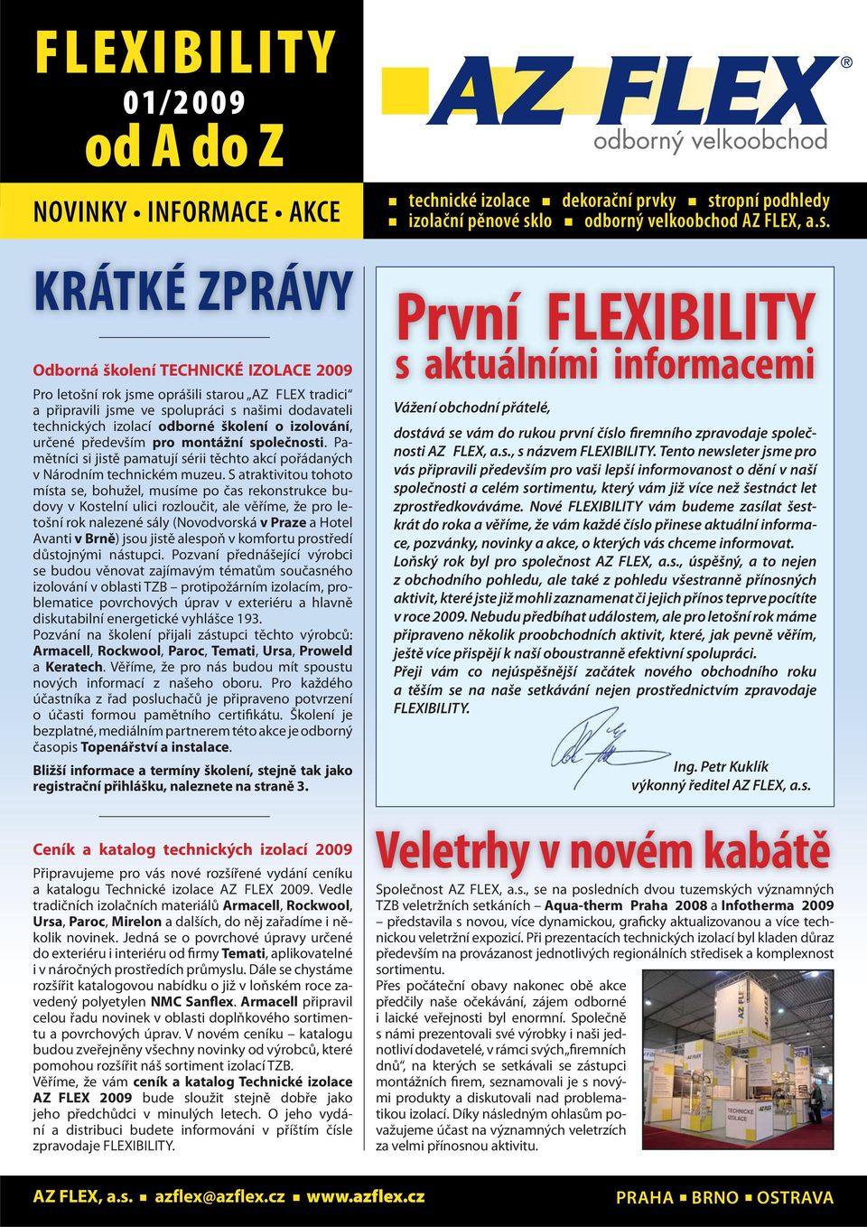 lo odborný velkoobchod AZ FLEX, a.s.
